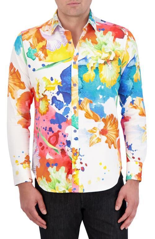 Mens Sorrentine Printed Button-Front Shirt Product Image