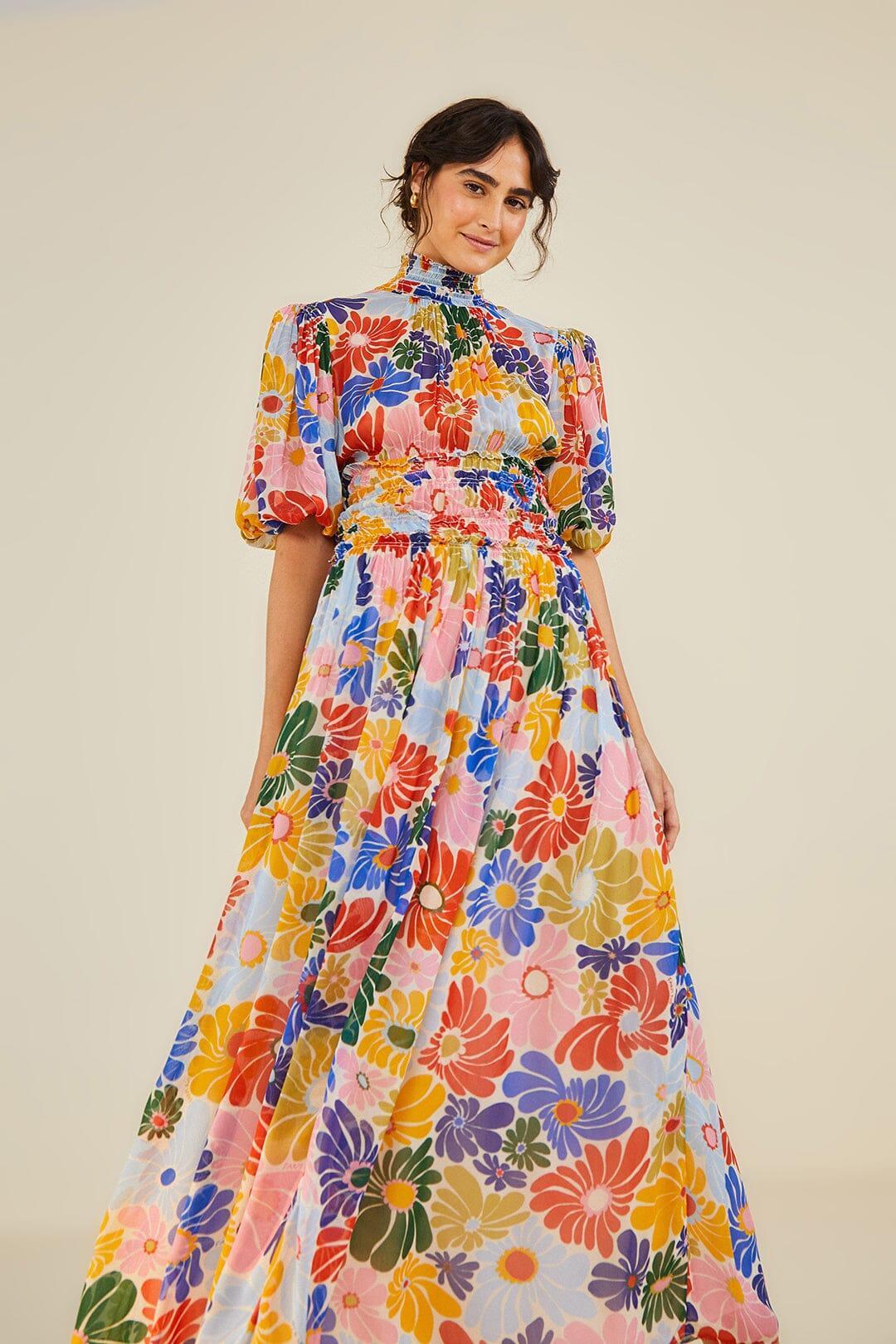 Sand Sunny Daisies Maxi Dress Product Image