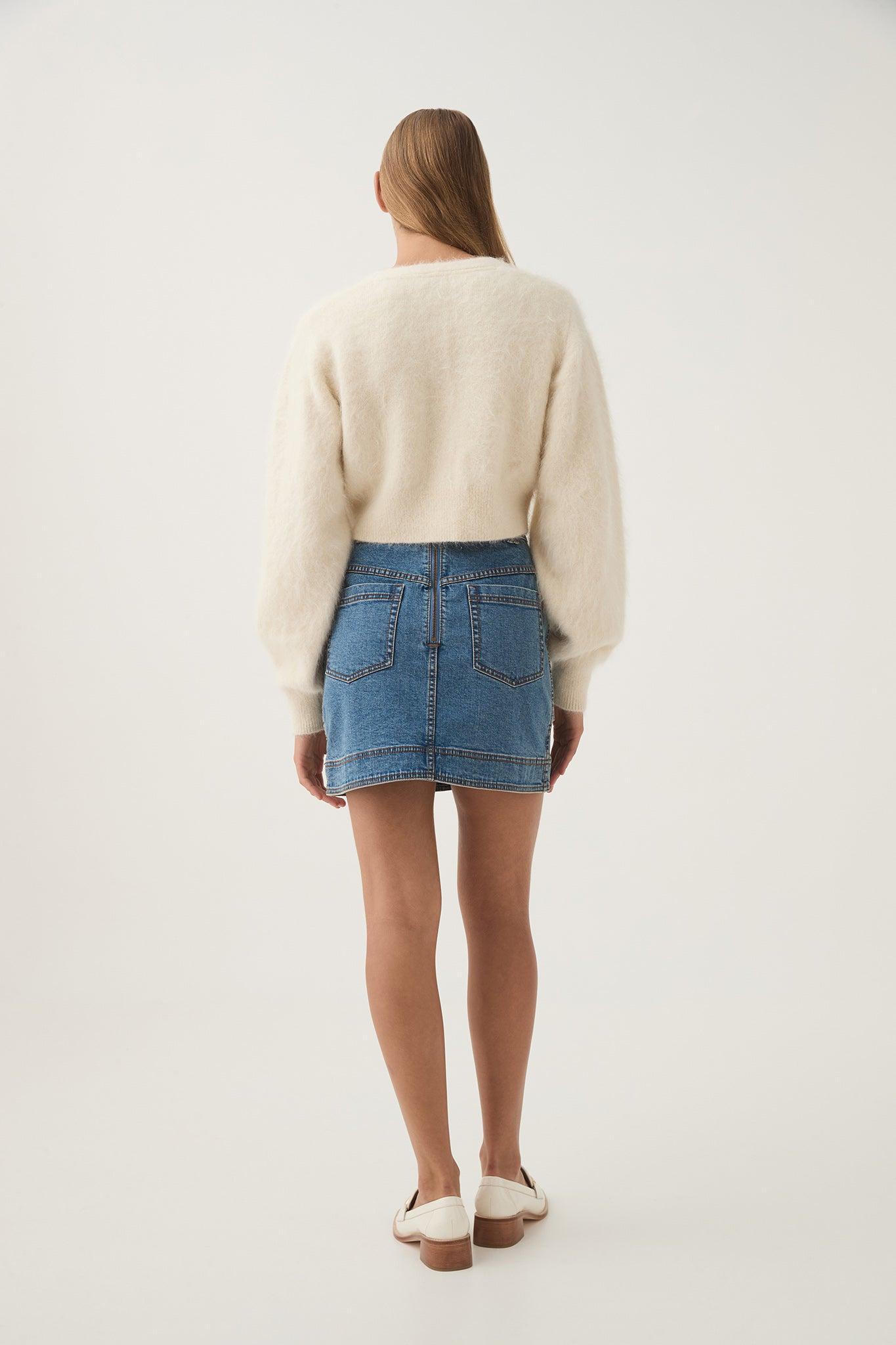 Belmond Denim Mini Skirt Product Image