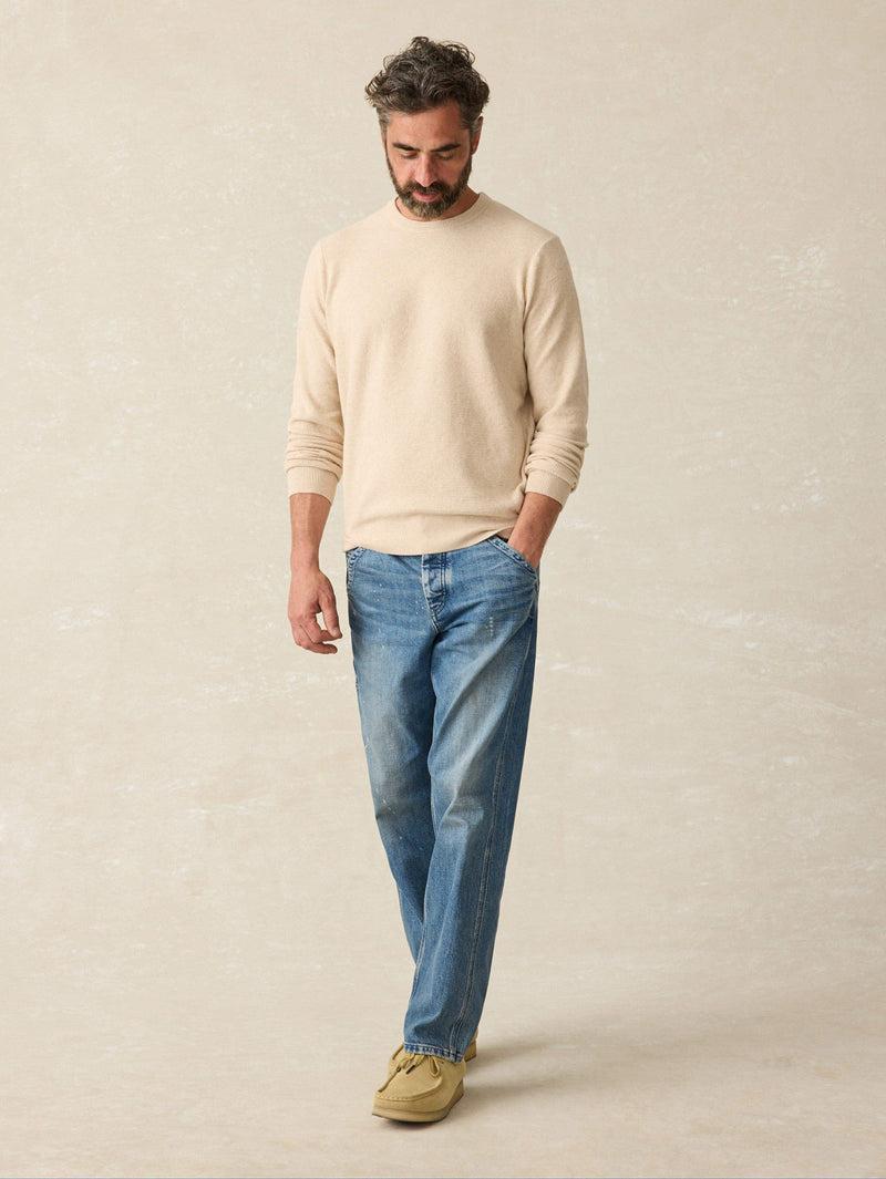 Jackson Crew Sweater - Seapoint Sand Heather Male Product Image