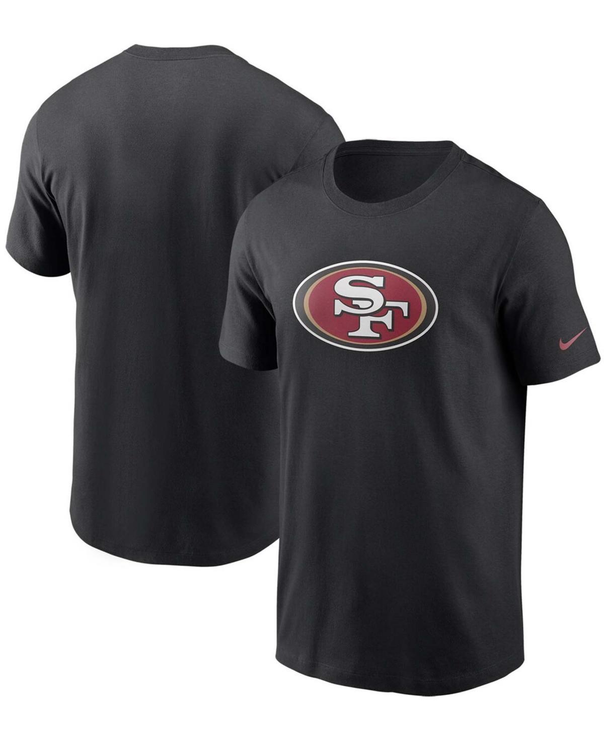 Mens Black San Francisco 49ers Primary Logo T-Shirt Product Image