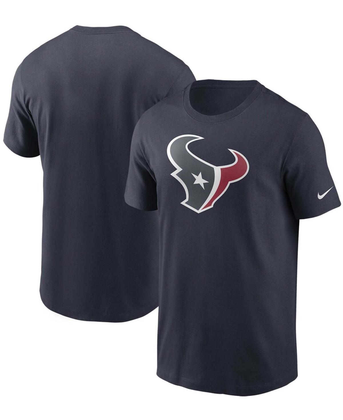 Mens Navy Houston Texans Primary Logo T-shirt Product Image