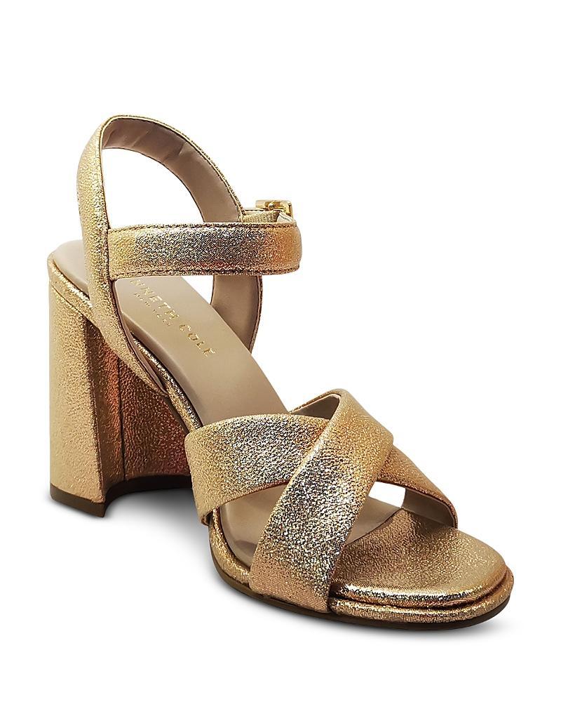 Kenneth Cole Womens Lessia Ankle Strap High Heel Sandals Product Image