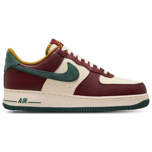 Nike Mens Nike Air Force 1 07 LV8 NA - Mens Shoes White/Green/Red Product Image