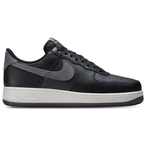 Nike Mens Nike Air Force 1 07 LV8 Remix - Mens Shoes Black/Smoke Grey Product Image