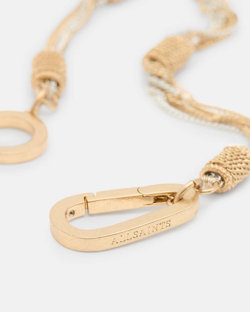 Fleur Two Tone Chain Bracelet Product Image