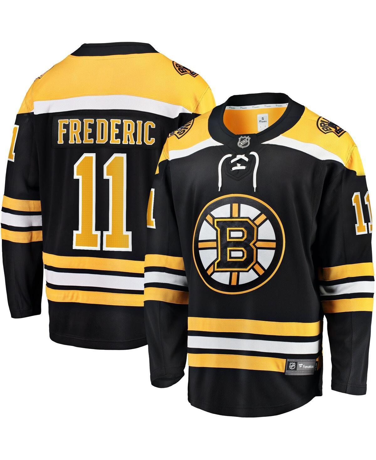 Mens Fanatics Trent Frederic Black Boston Bruins Home Breakaway Player Jersey - Black Product Image