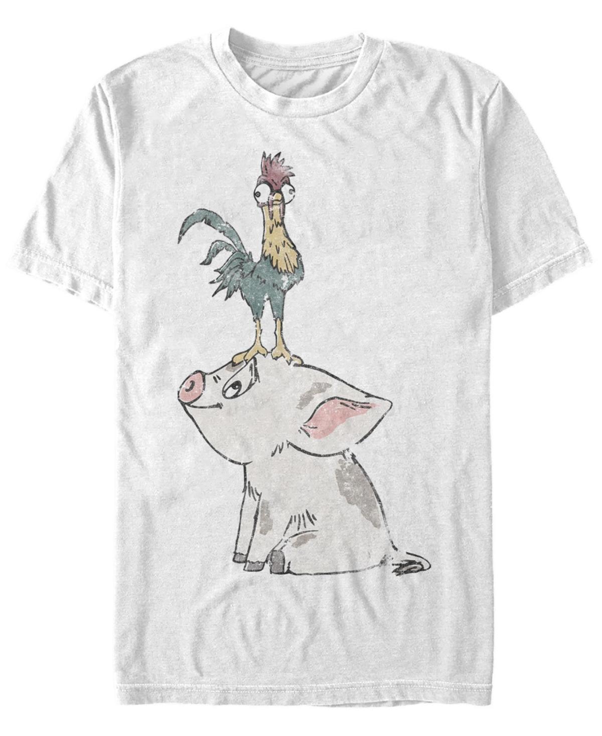 Disneys Moana Pua & Hei Hei Portrait Mens Tee Product Image