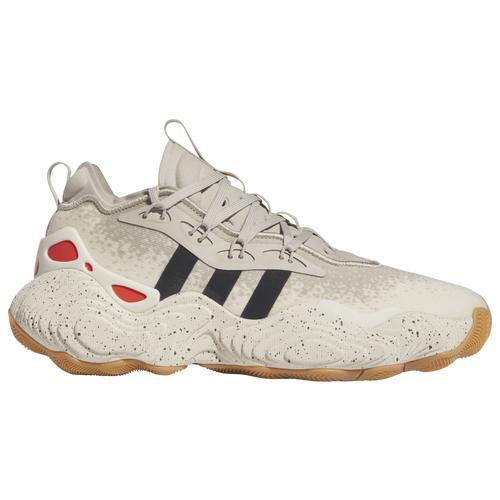 adidas Mens Trae Young adidas Trae Young 3 - Mens Basketball Shoes Wonder Beige/Wonder White/Grey Product Image