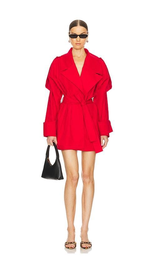 Canvas Belt Detailed Jacket Dress Product Image