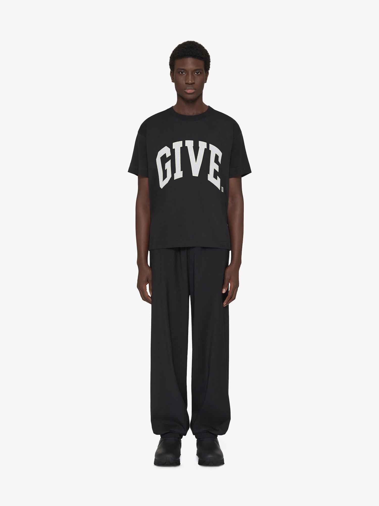 GIVENCHY College boxy fit t-shirt in cotton Product Image