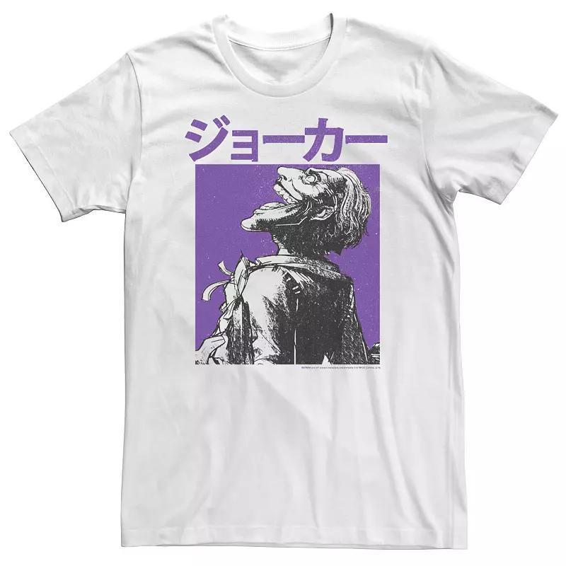 Big & Tall DC Comics The Joker Kanji Laugh Portrait Tee, Mens Product Image