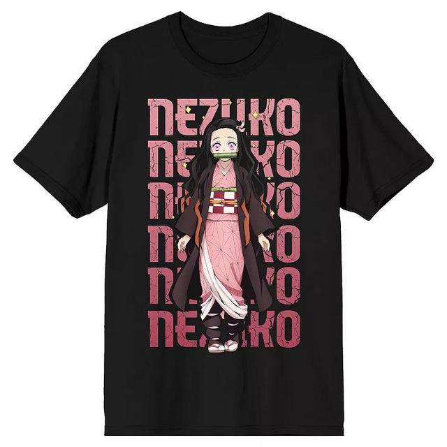 Mens Demon Slayer Nezuko Repeat Graphic Tee Product Image