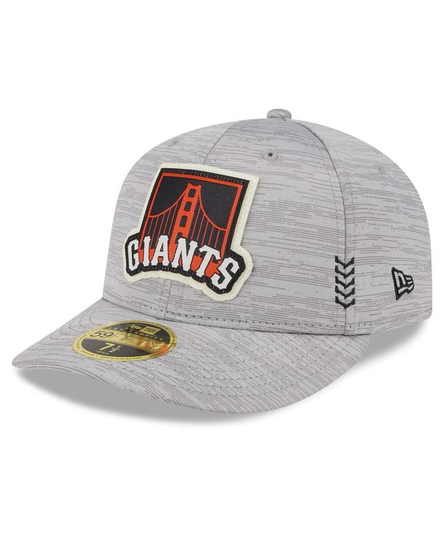 Mens New Era Gray San Francisco Giants 2024 Clubhouse Low Profile 59FIFTY Fitted Hat Product Image