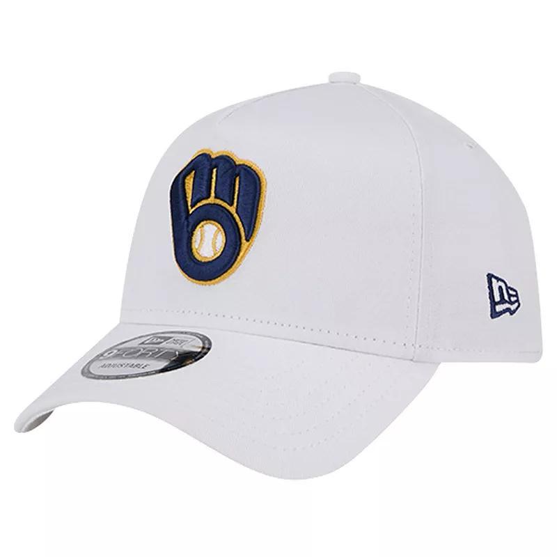 Mens New Era Milwaukee Brewers TC A-Frame 9FORTY Adjustable Hat Product Image