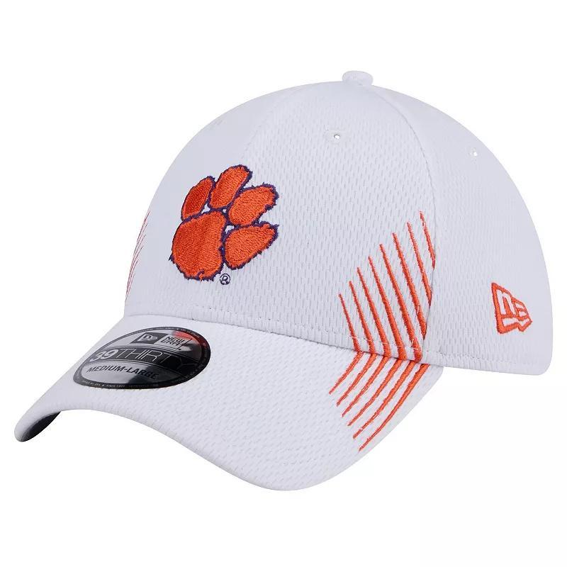 Mens New Era Clemson Tigers Active Slash Sides 39THIRTY Flex Hat Product Image