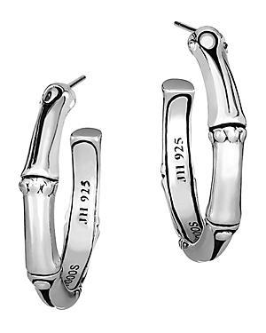 John Hardy Sterling Silver Bamboo Small Hoop Earrings Product Image