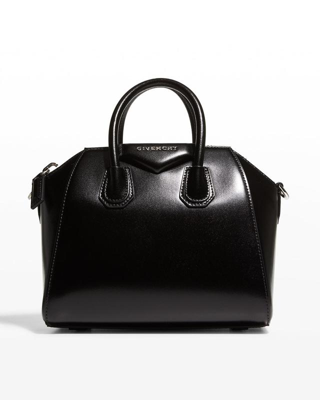 Antigona Mini Top Handle Bag in Box Leather Product Image