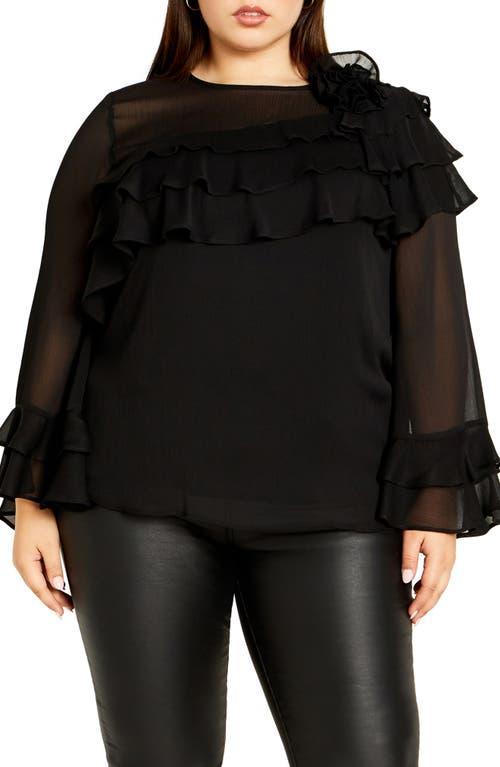 City Chic Womens Rosa Corsage Top Product Image