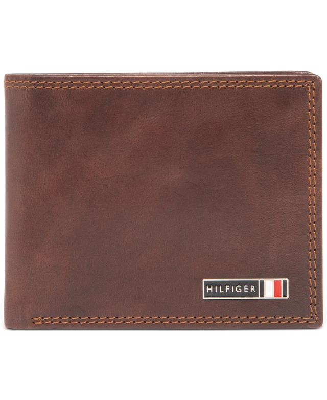 Tommy Hilfiger Big & Tall Tommy Hilfiger RFID Endisto Slim-fold Wallet - Brown - male - One Size Product Image