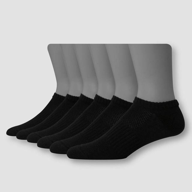 Hanes Premium Mens X-Temp Performance Lightweight No Show Socks 6pk 6-12 Product Image