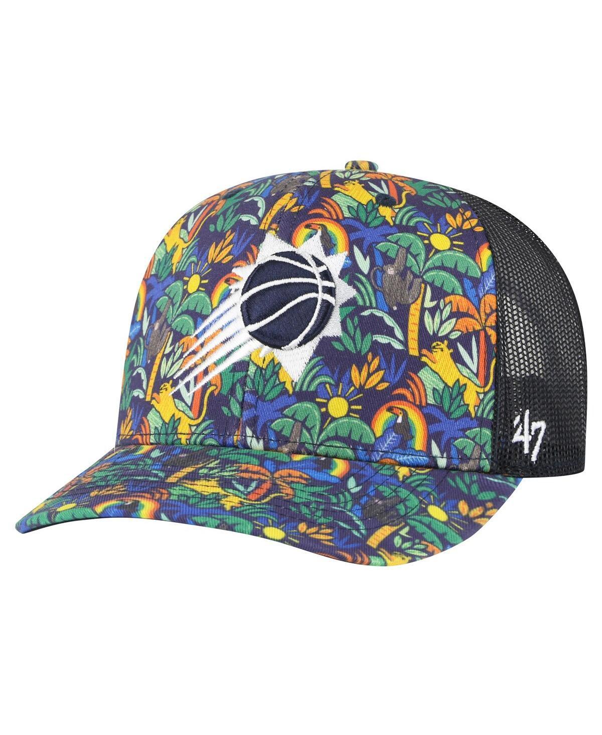 47 Brand Mens Navy Phoenix Suns Jungle Trucker Adjustable Hat Product Image