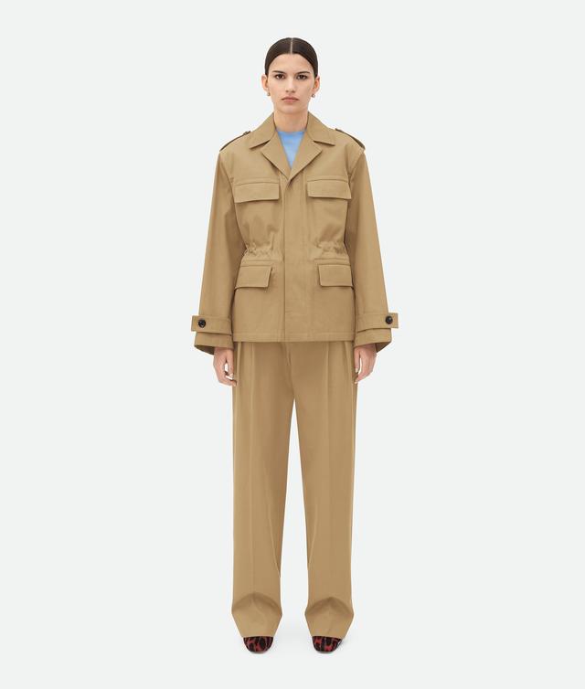 Women's Cotton Twill Jacket in Desert taupe Product Image