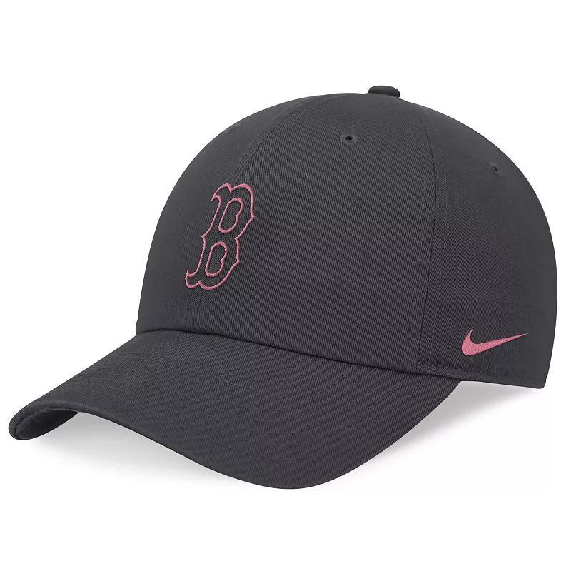 Womens Nike Graphite Boston Red Sox Desert Berry Club Adjustable Hat Product Image