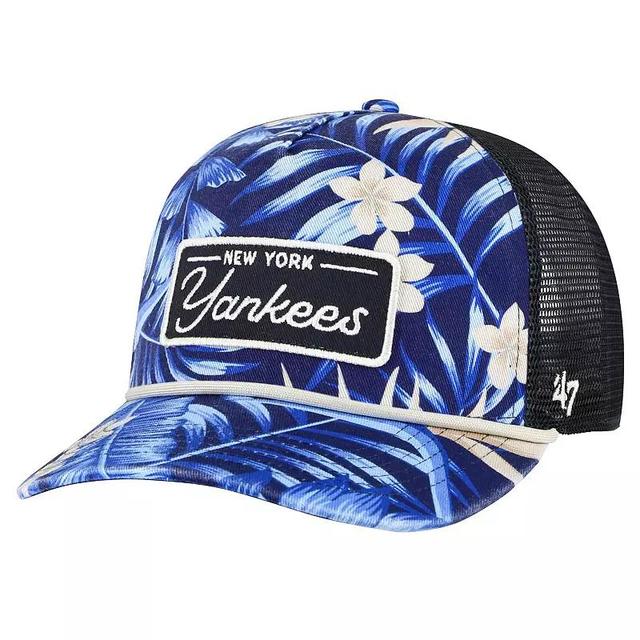 Mens 47 New York Yankees Tropicalia Trucker Hitch Adjustable Hat, Blue Product Image