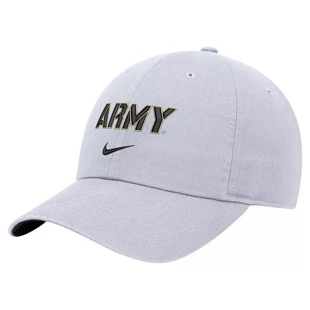 Mens Nike White Army Black Knights 2024 Sideline Club Adjustable Hat Product Image