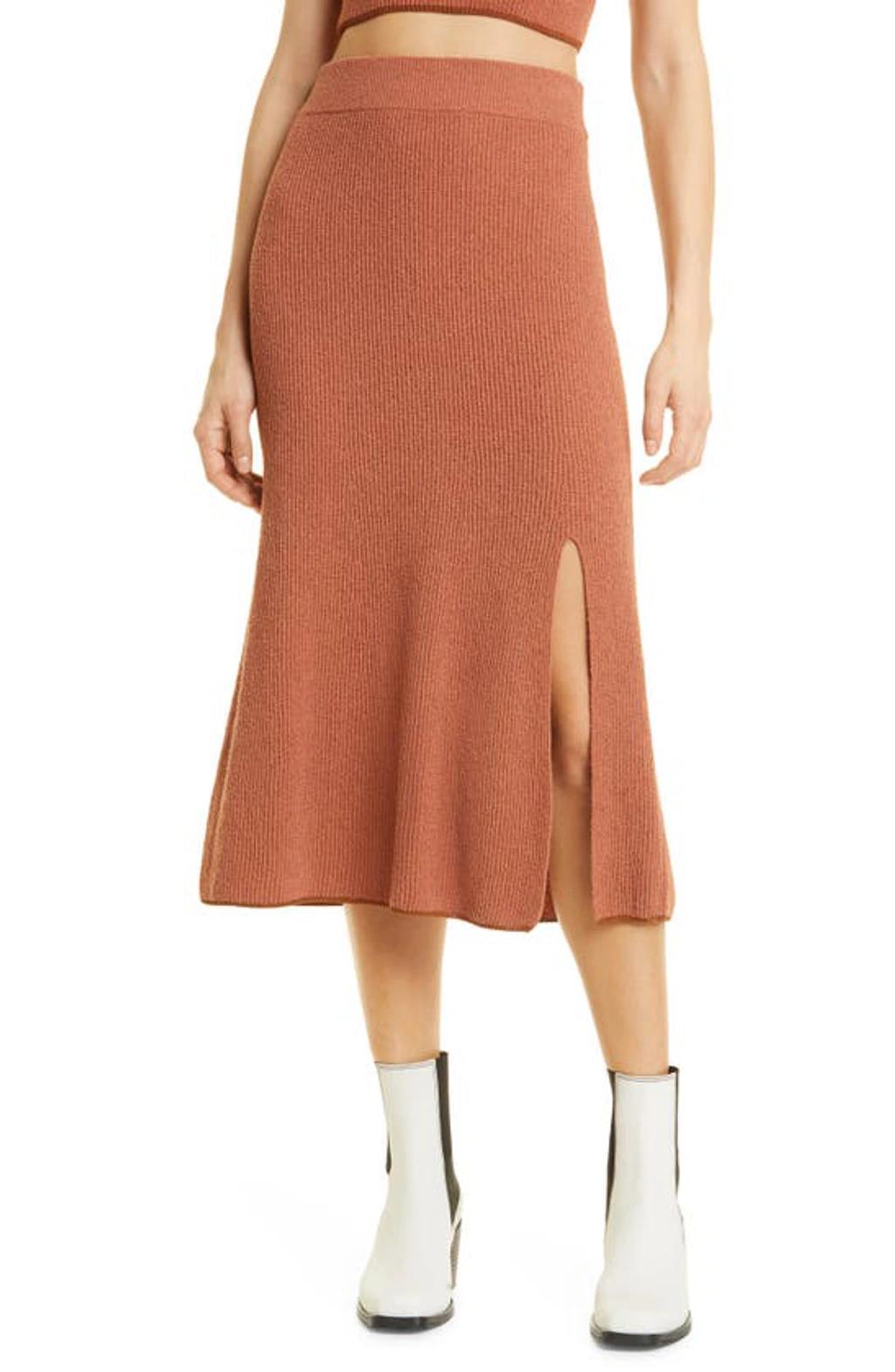 Soleil Skirt In Brown Product Image