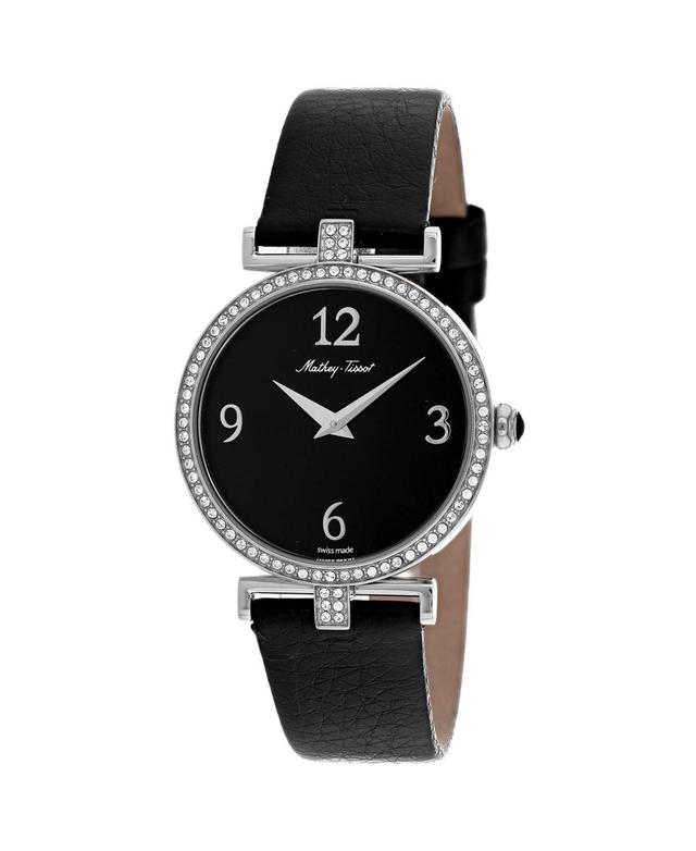 Mathey Tissot Womens Gaia Black Dial Watch - D587QPN - Black Product Image