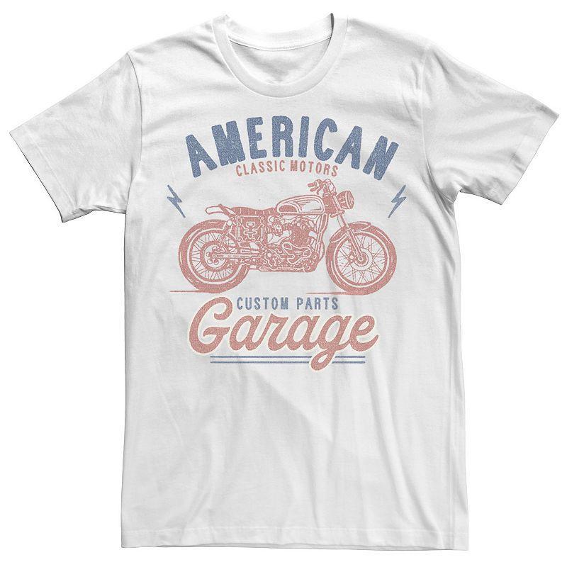 Mens American Custom Parts Garage Classic Motorcycle Tee, Boys Product Image