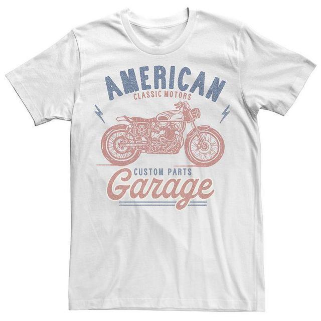 Mens American Custom Parts Garage Classic Motorcycle Tee, Boys Product Image