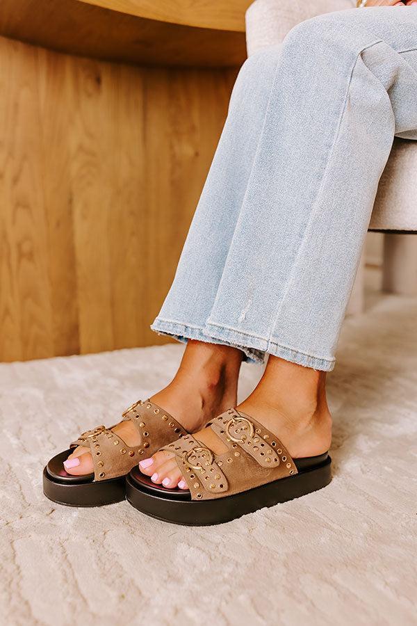 Carrington Faux Suede Sandal Product Image