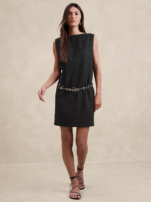 Hemp-Cotton Shift Dress Product Image