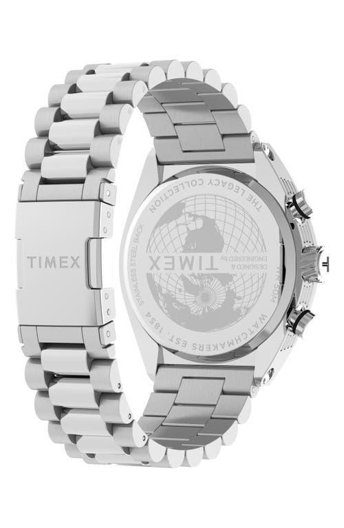 TIMEX ® Legacy Chronograph Bracelet Watch, 11mm X 22mm In Stainless Steel Product Image