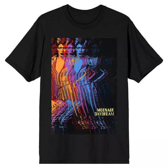 Mens David Bowie Multi-Colored Graphic Tee Product Image