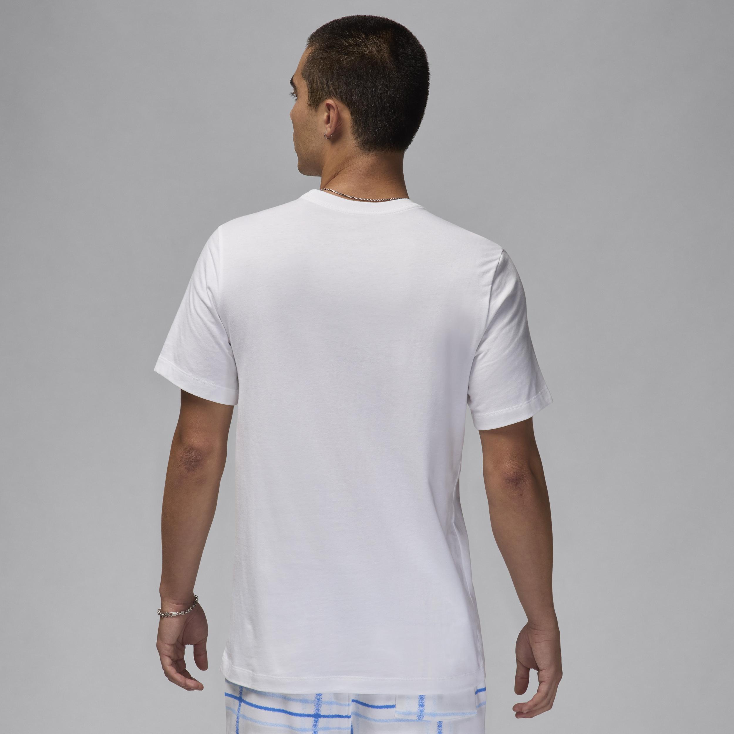 Jordan Mens Jordan Flight Essential Holiday Jumpman Crew - Mens White/White Product Image