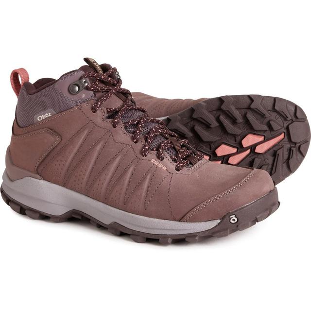 Oboz Footwear Sypes Mid B-Dry Hiking Shoes - Waterproof, Leather, Wide Width (For Women) Product Image