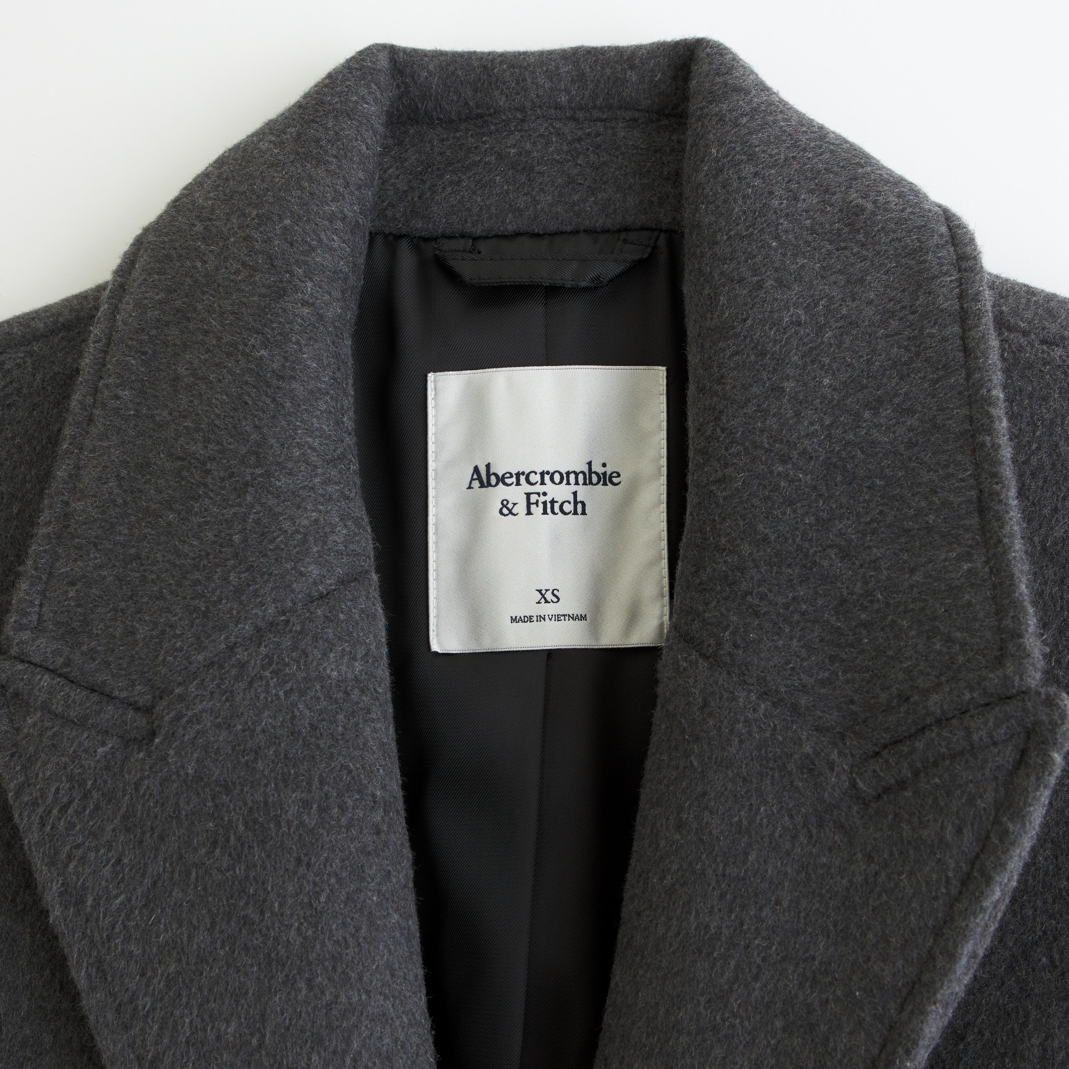 Wool-Blend Tailored Topcoat Product Image