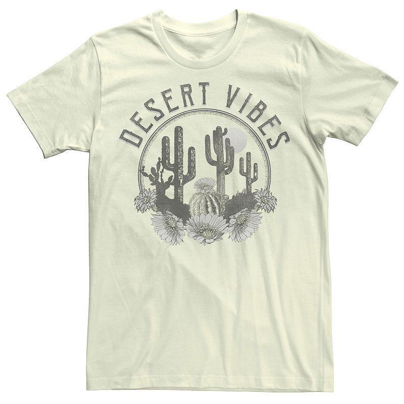 Mens Desert Vibes Cactus Flowers Tee Product Image