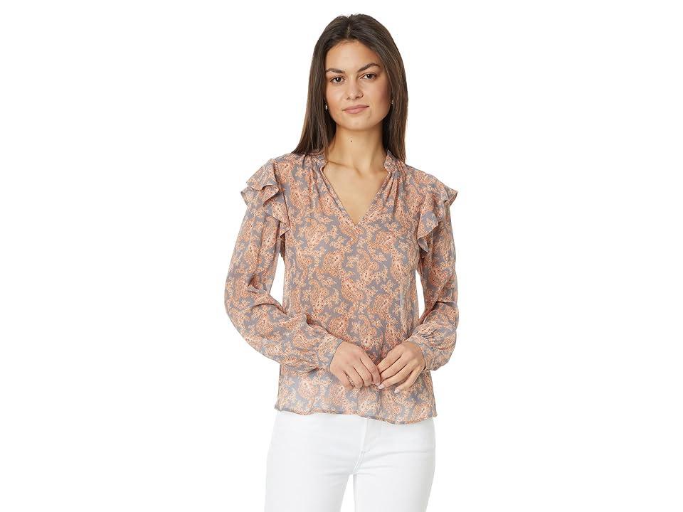 Paige Seema Blouse (Salton Sea Multi) Women's Clothing Product Image