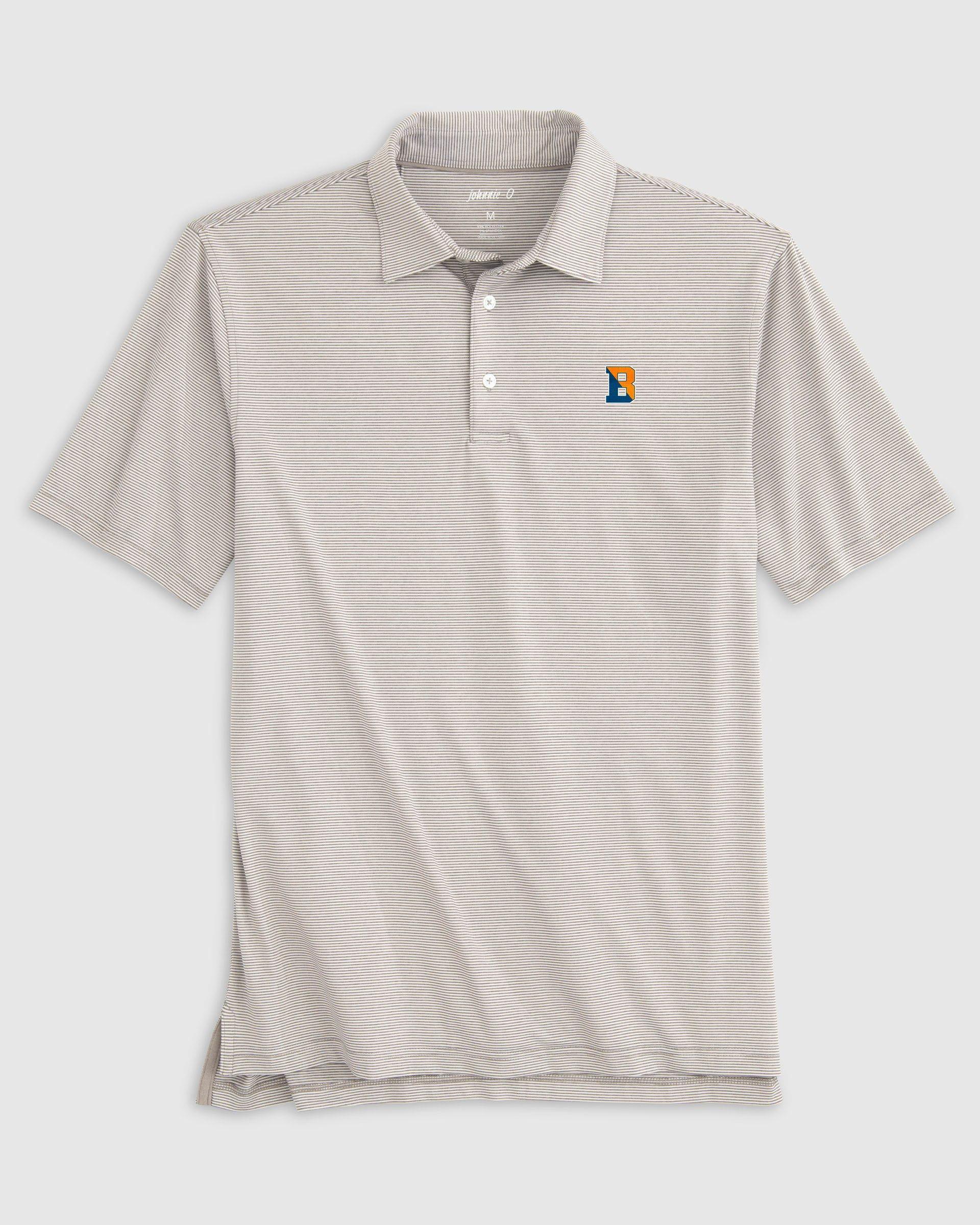 Bucknell Lyndonn Striped Jersey Performance Polo Product Image