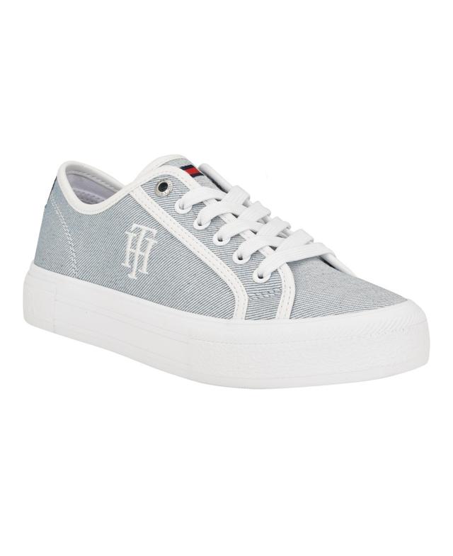 Tommy Hilfiger Womens Alezya Casual Lace-Up Sneakers Product Image