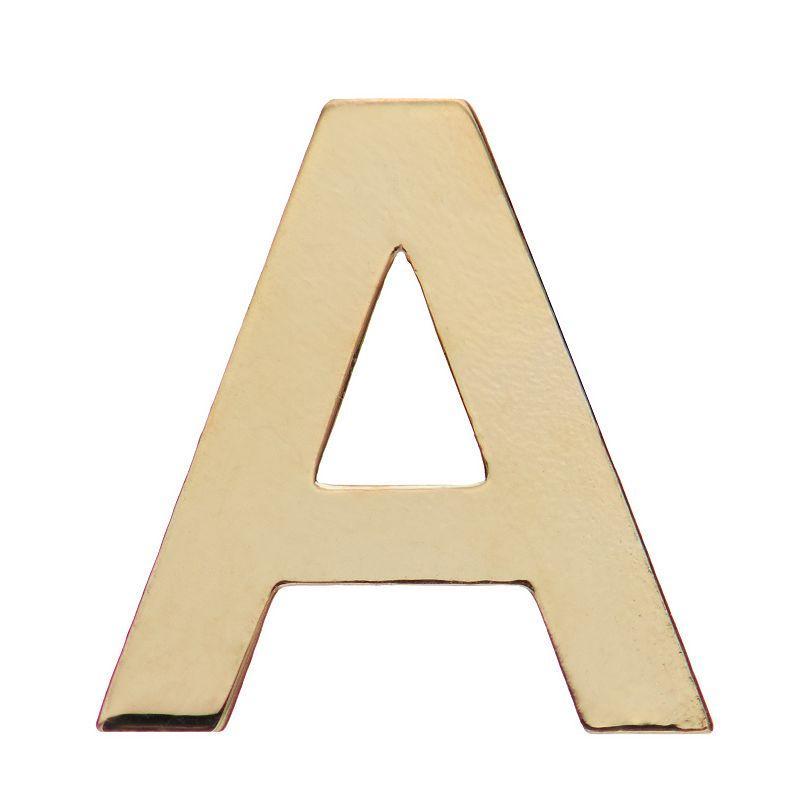 Au Naturale 14k Gold Initial Single Stud Earring, Womens Product Image