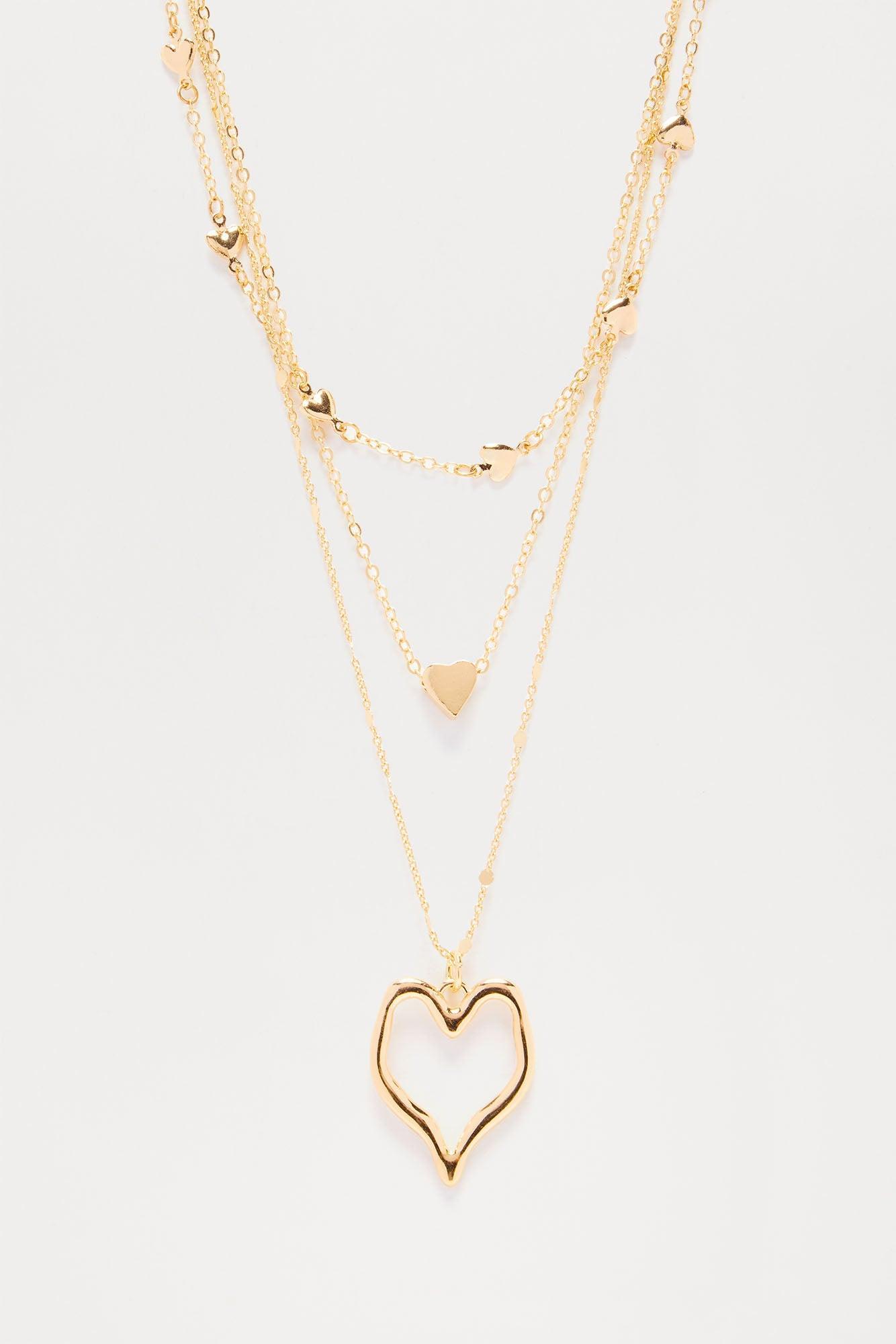 Tender Heart Necklace - Gold Product Image