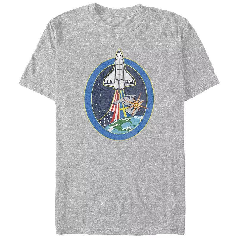 Big & Tall Nasa Space Mission Graphic Tee, Mens Athletic Grey Product Image