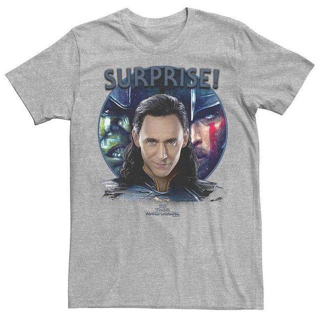 Mens Marvel Thor Ragnarok Loki Surprise Shadows Tee Athletic Grey Product Image