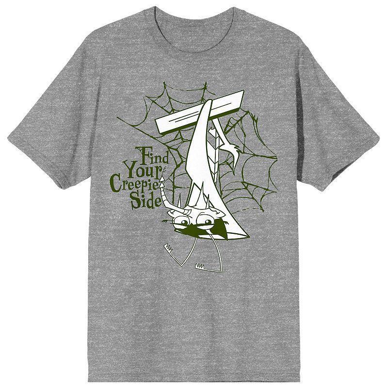 Mens Growing Up Creepie Find Your Creepie Side Graphic Tee Med Grey Product Image